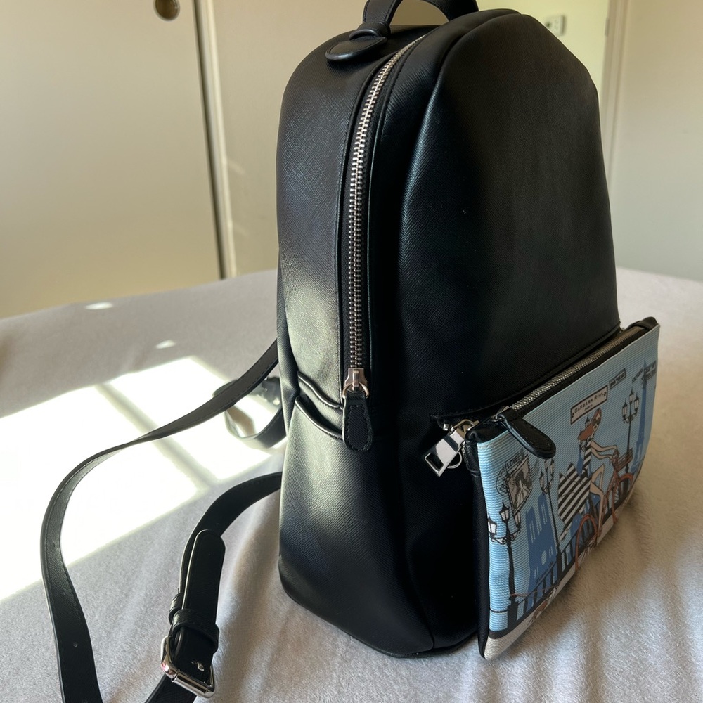 Barbara Rihl Paris black backpack